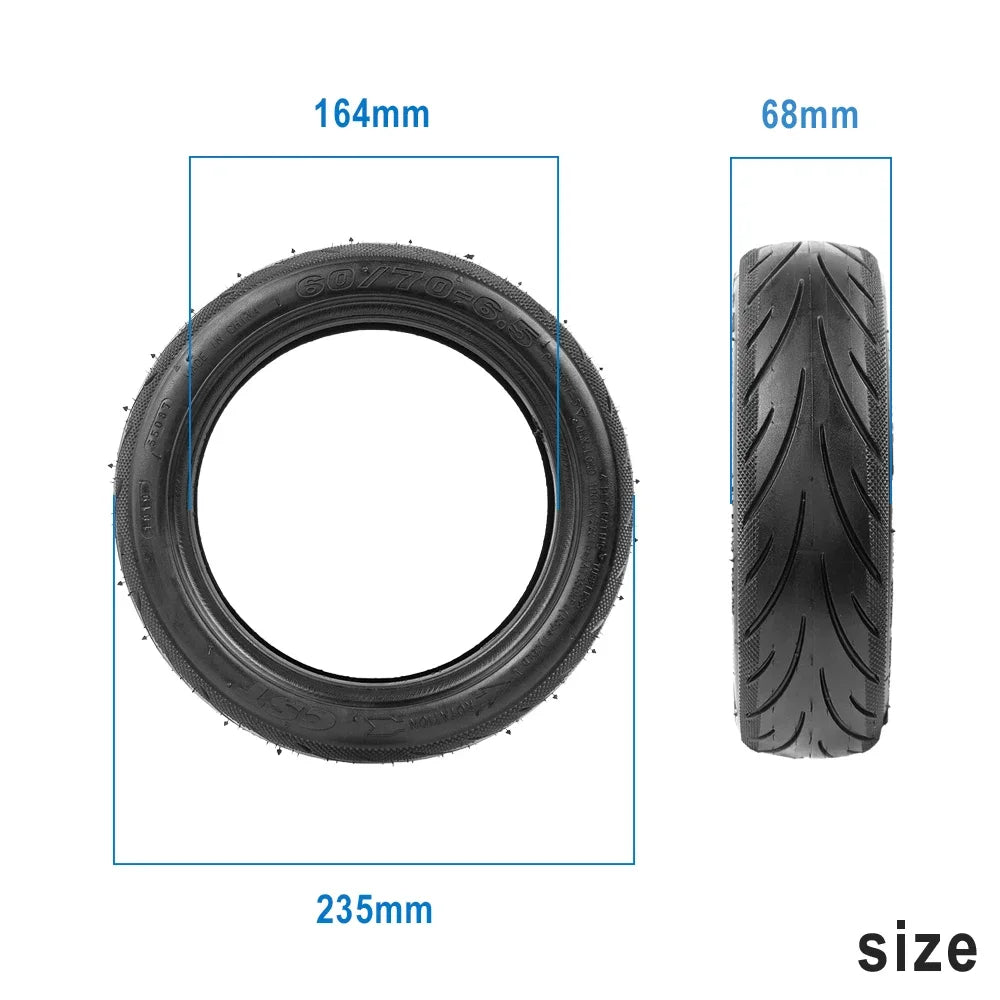 60/70-6.5 tubeless-rengas Segway Ninebot Max G30 / G30D / G30P -sähköpotkulaudalle – 10" etu- ja takarengas, ulkorengas
