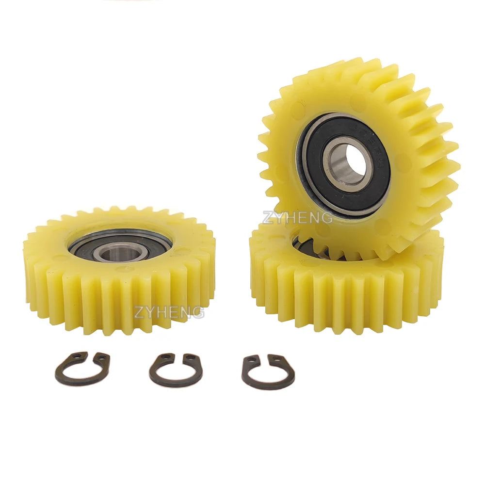 30T 40x12mm Electric Bicycle Nylon Gear 608RS Bearing Shaft Hole 8mm Planetary Gears Motorcycle Cog Wheel Parts 3Pcs