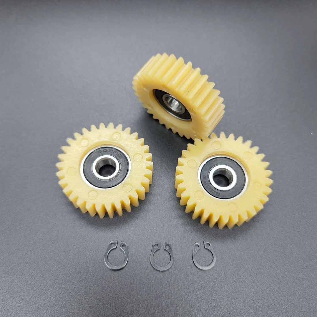 30T 40x12mm Electric Bicycle Nylon Gear 608RS Bearing Shaft Hole 8mm Planetary Gears Motorcycle Cog Wheel Parts 3Pcs
