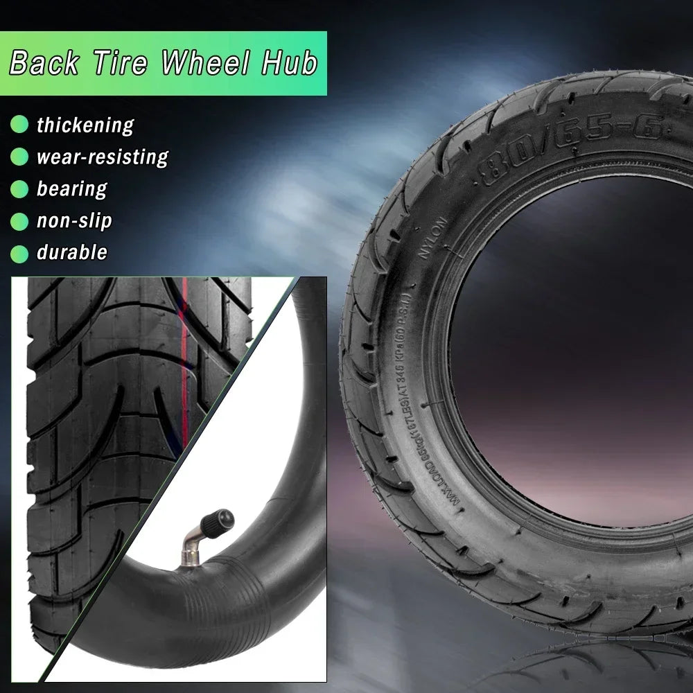 10 Inch 80/65-6 Electric Scooter Outer tire Inflatable Wheel for Inokim Kugoo M4 G1 Dualtron VICTOR EAGLE Speedway 4 Zero 10X