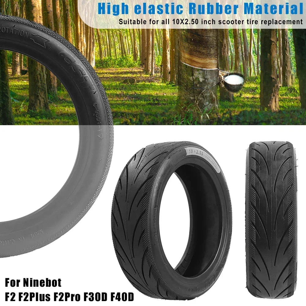 CST Itsepaikkaava 10x2.5 rengas Segway F2-sarjaan (etu/taka)