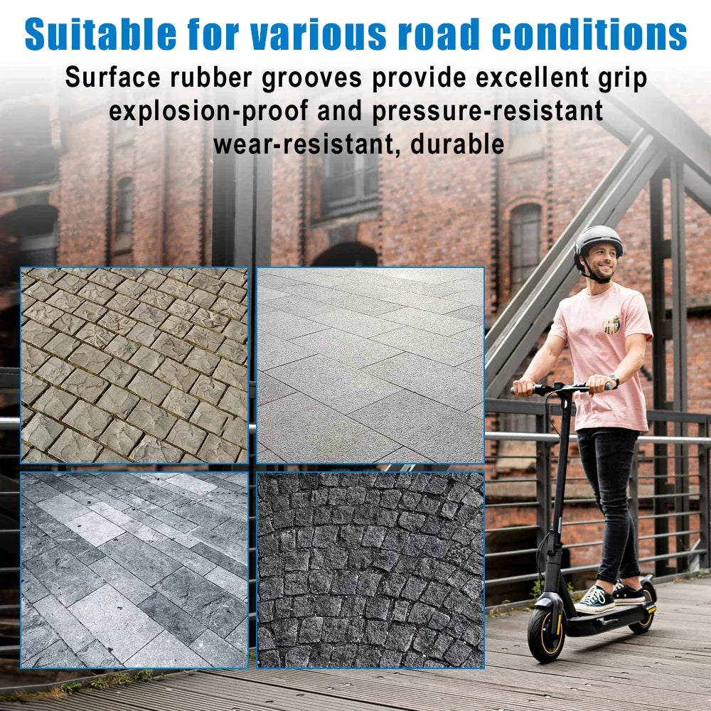 60/70-6.5 tubeless-rengas Segway Ninebot Max G30 / G30D / G30P -sähköpotkulaudalle – 10" etu- ja takarengas, ulkorengas