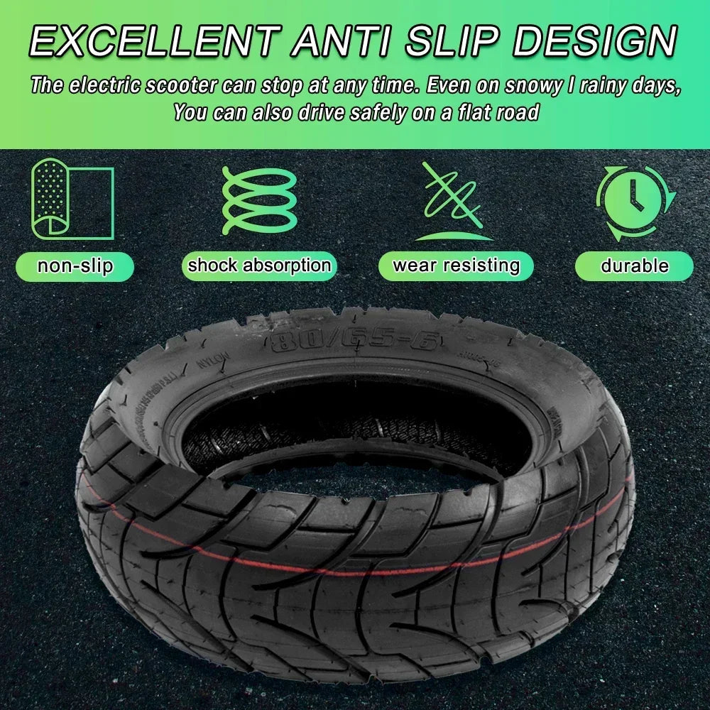 10 Inch 80/65-6 Electric Scooter Outer tire Inflatable Wheel for Inokim Kugoo M4 G1 Dualtron VICTOR EAGLE Speedway 4 Zero 10X