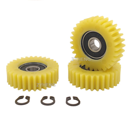 30T 40x12mm Electric Bicycle Nylon Gear 608RS Bearing Shaft Hole 8mm Planetary Gears Motorcycle Cog Wheel Parts 3Pcs
