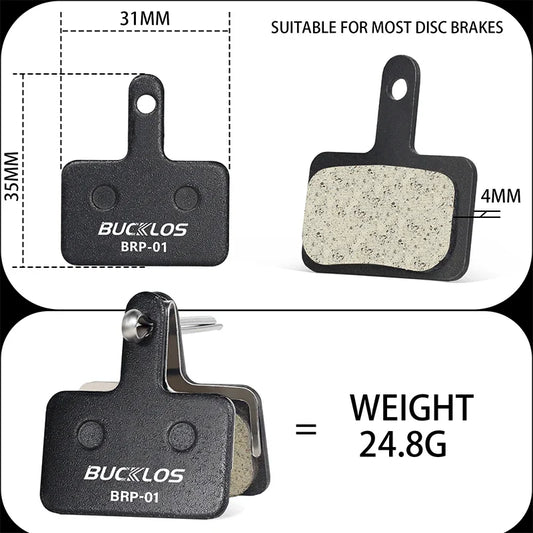 BUCKLOS Polkupyörän jarrupalat, hartsi BRP-01