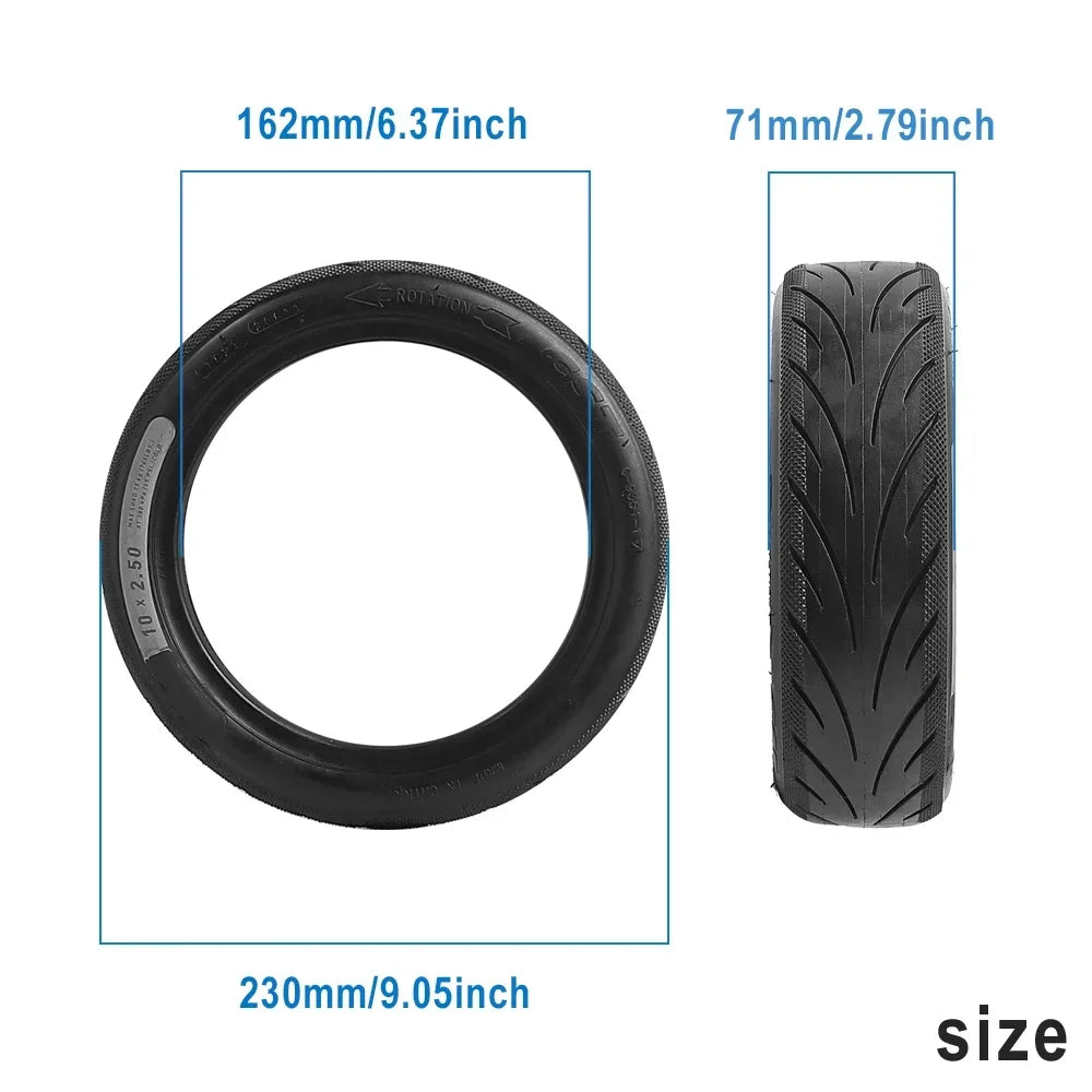 CST Itsepaikkaava 10x2.5 rengas Segway F2-sarjaan (etu/taka)
