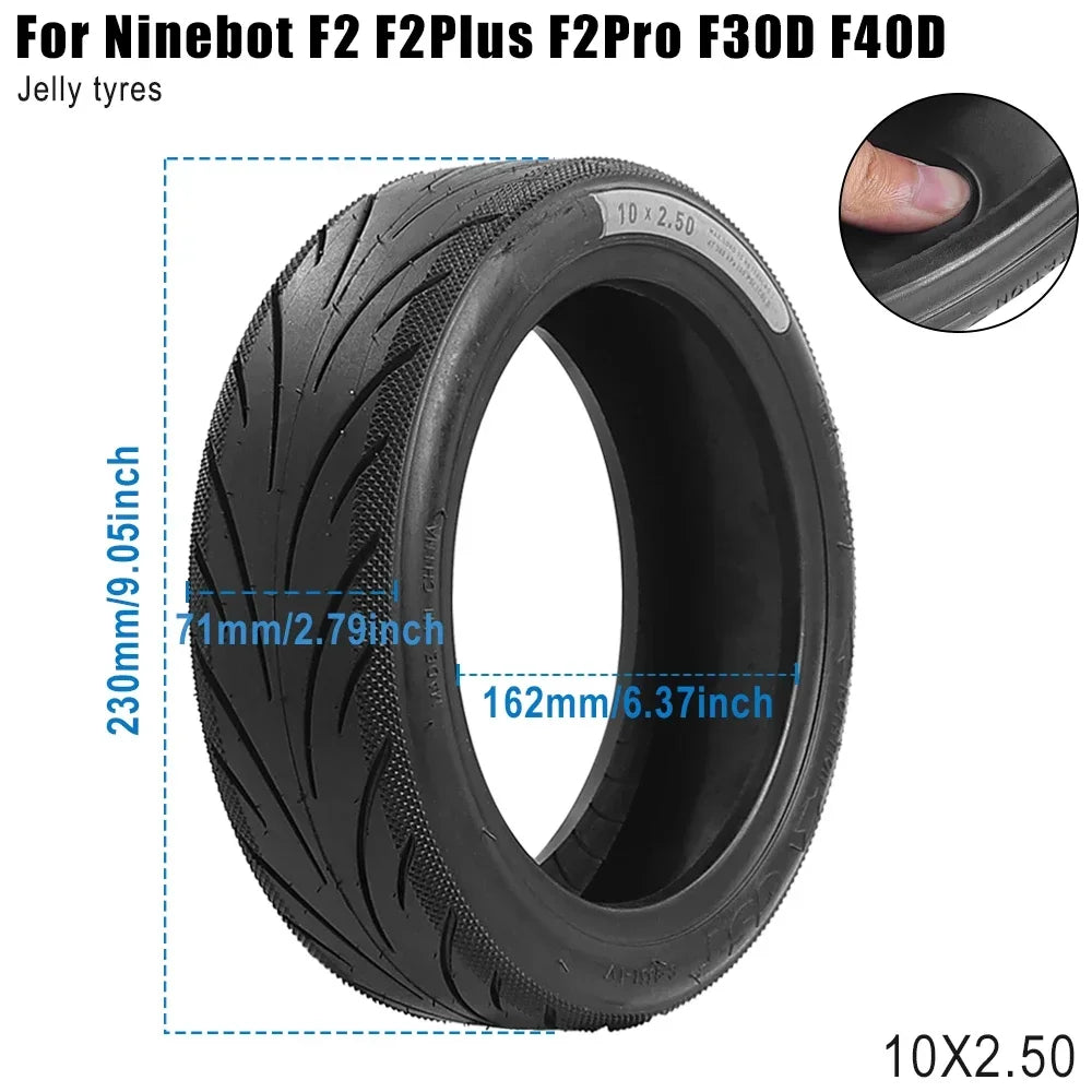 CST Itsepaikkaava 10x2.5 rengas Segway F2-sarjaan (etu/taka)