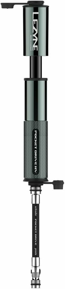 Lezyne CNC Pocket Drive HV Mini Pump – kompakti ja tehokas pumppu leveille renkaille