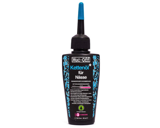 Muc-Off Wet Lube Chain Oil 50 ml – pitkäkestoinen voitelu märkiin olosuhteisiin